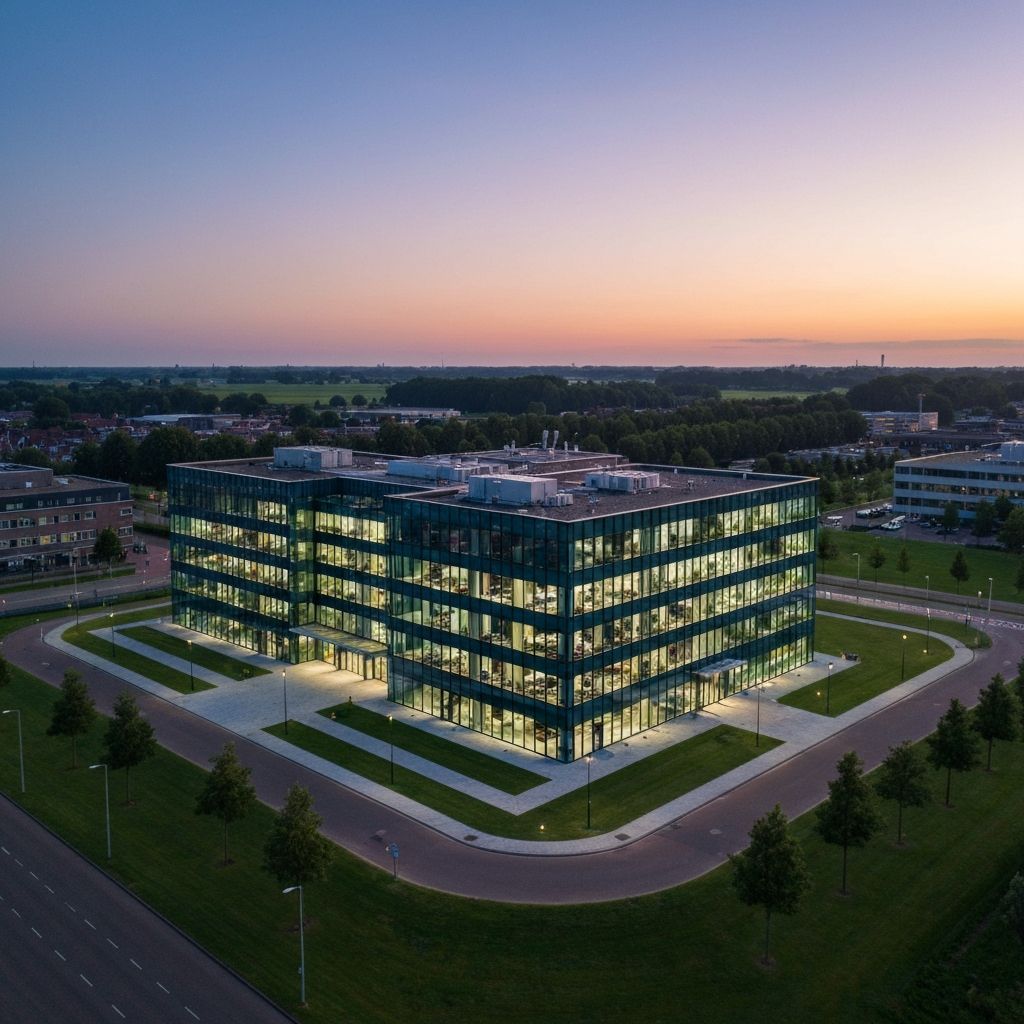 Modern sustainable office building